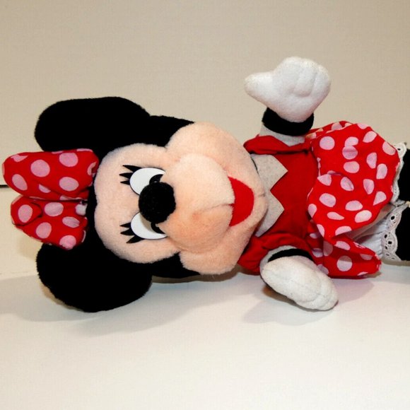 Minnie Mouse Disney World Plush Stuffed Toy Doll 11 inch Small - Picture 6 of 12